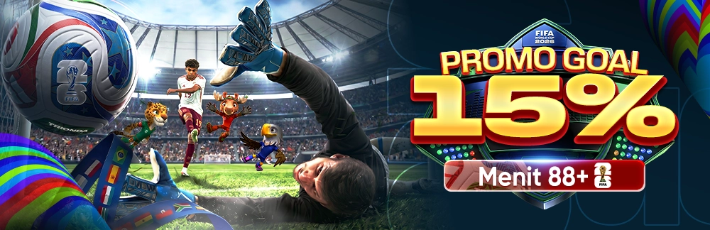 PROMO GOAL 15% MENIT 88+ – PIALA DUNIA 2026